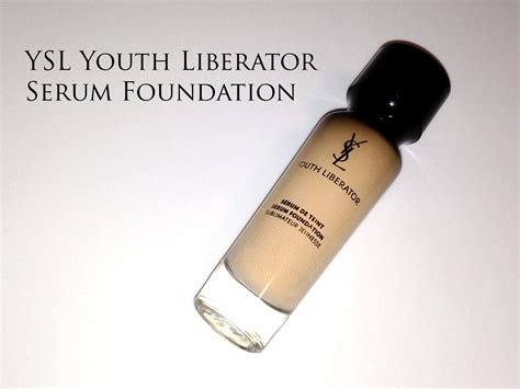 yves saint laurent youth liberator serum foundation|ysl youth liberator foundation reviews.